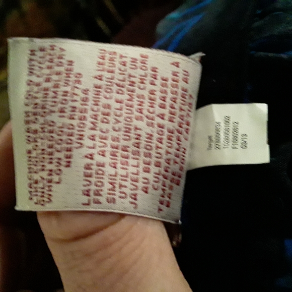 Vintage Merona Womens Small Black and Blue Light Mini Skirt - Picture 10 of 11